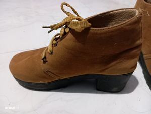 Brown Boots With Heals😎Offer For You 🤩