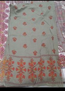 Navy Blue Block Print Straight Kurta Set