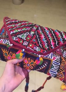 Ethnic Embroidered Clutch