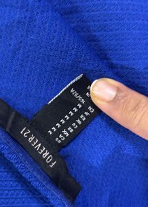 Blue Bodycon Mini Dress