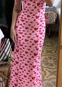 Women Pinteresty Maxi Dress||Trendy Pink One Piece