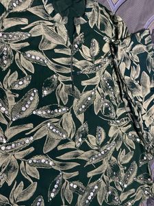Green Floral Print Co Ord Set