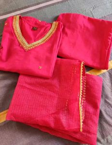 Pink Kurta Set