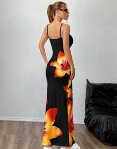 Floral Maxi Dress (all Size Available)