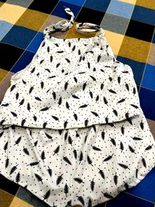 Cute Printed Pajama Set