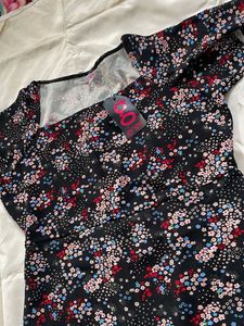 Floral Print Mini Dress