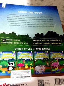 Jumbo Colouring Book Level 4 Half Coloured