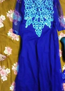 Navy Blue Ethnic Gown