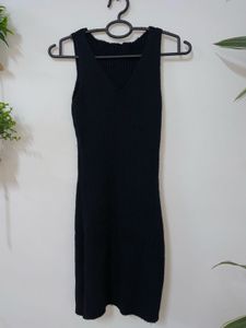 black bodycon dress with bolero