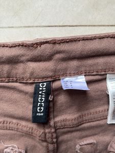 Brown Wide Leg Jeans