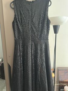 Little black sequinned dress