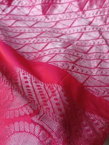 Rani Pink Soft Silk Saree