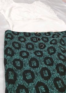 Patterned Mini Skirt