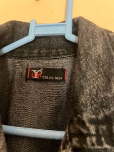 CHARCOAL BLACK DENIM JACKET