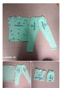 Combo Set Peach Lounge Skirt Free