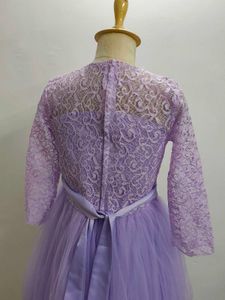 Lavender Lace &amp; Tulle Gown