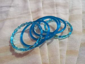 Blue Bangle Set