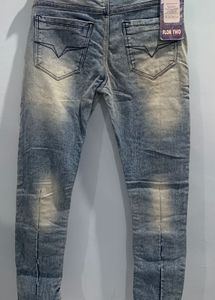 Boys’ Distressed Light Blue Jeans - Size 32