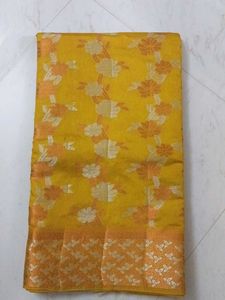 Elegant Yellow Saree
