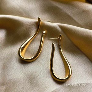 Abstract Antitarnish Tear Drop Danglers