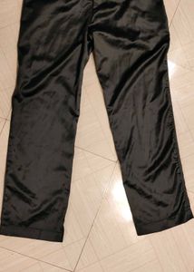 ELEGANT BLACK PANTS FORMAL BOTTOM.