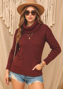 🎁Buy1 Get1 Free Cozy Burgundy Knit Sweater B