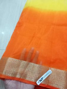 New Multicolour Organza Saree