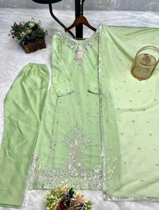 Top,Pant,With Dupatta