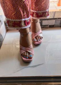Pink rainbow Heels