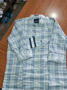 Blue Sports Checkered Shirt