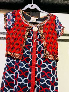 Stylish Printed Dress New Wdt Tag