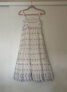Floral White Sundress