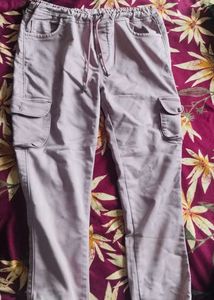 Lilac Cargo Joggers