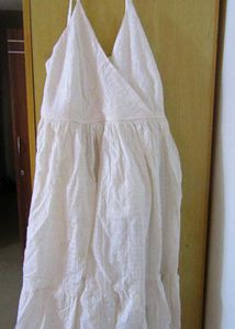 White Embroidered Sundress