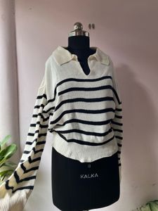 Striped Knit Sweater