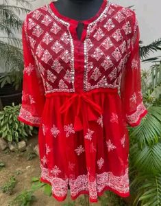Real Chikankari Kurti