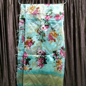 4 Mitter Saree Matirial And 2 Mit Net