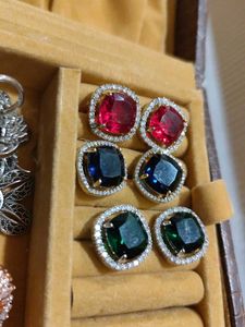 Combo - 3 Pair Zirconia Studs