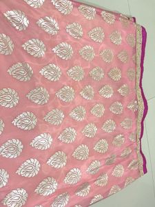 Pink And White Mix Saare