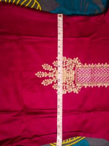 Hot Pink Casual Pant And Kurta Set