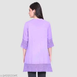 Soft Lavender Kurta – Graceful &amp; Elegant