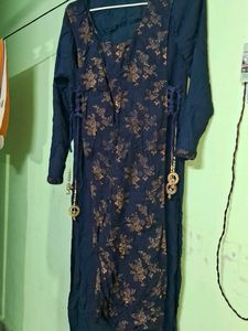 Navy Blue Kurta