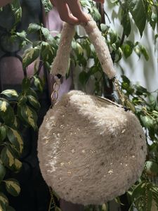 Cute Fuzzy Butterfly Bag
