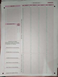 Practice OMR Sheets for NEET/JEE. Pack of 12.