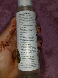 Plum Green Tea Toner