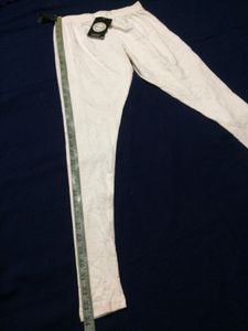 White (Cotton Lycra) Legging