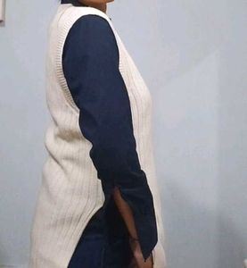 Cream Knit Vest