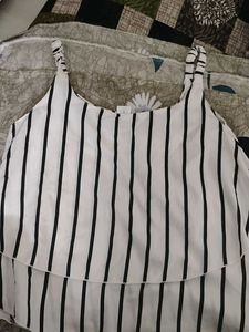 Striped Sleeveless Top
