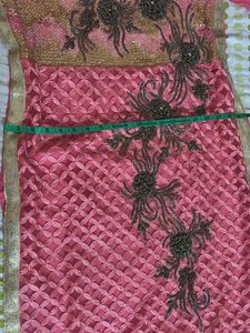 Coral Beaded Kurta