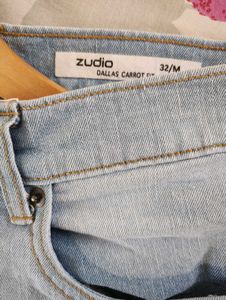 Zudio Ankle Length Blue Jeans For Men